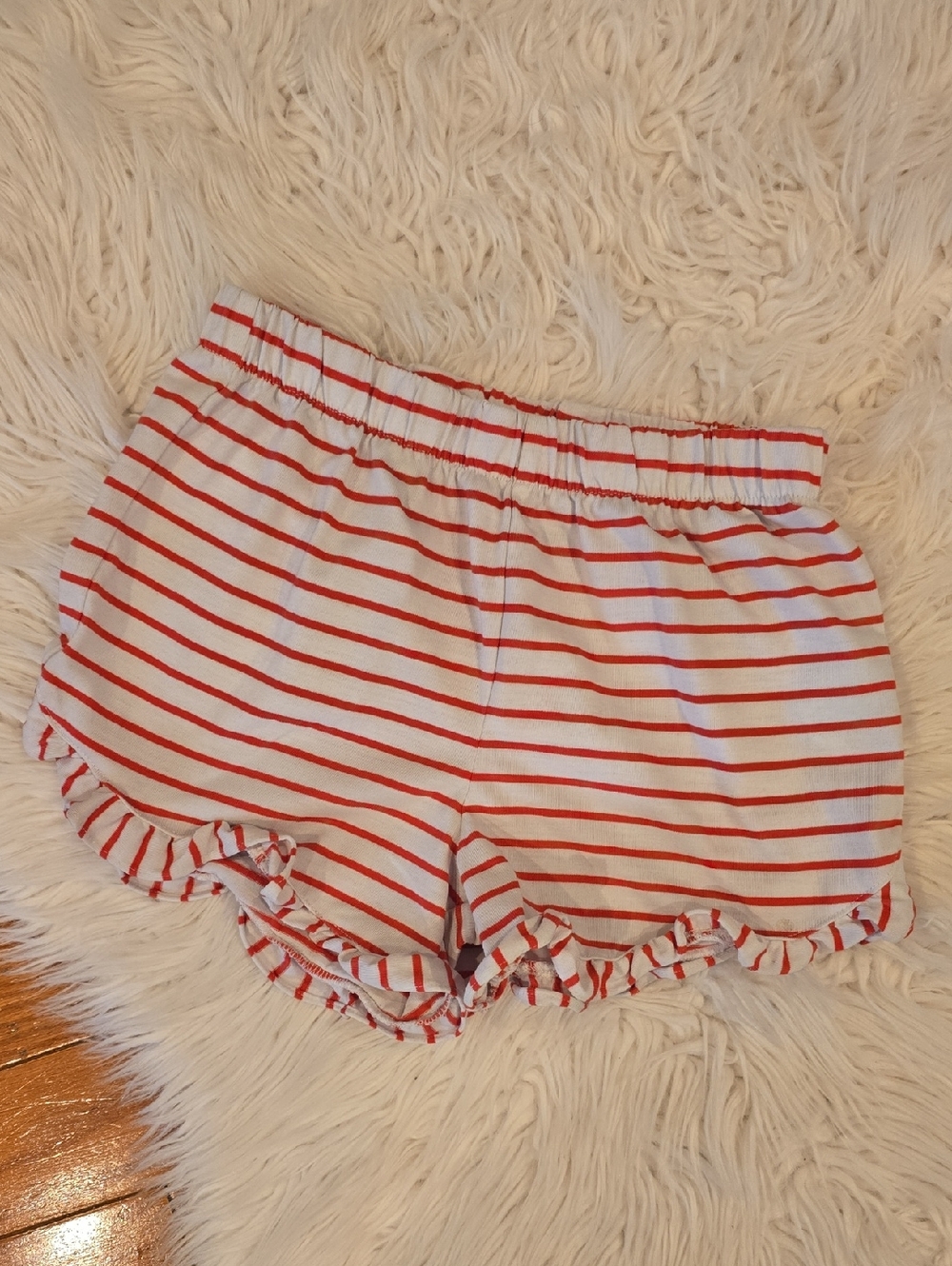 GAP Kids White and Red Striped Sleepwear